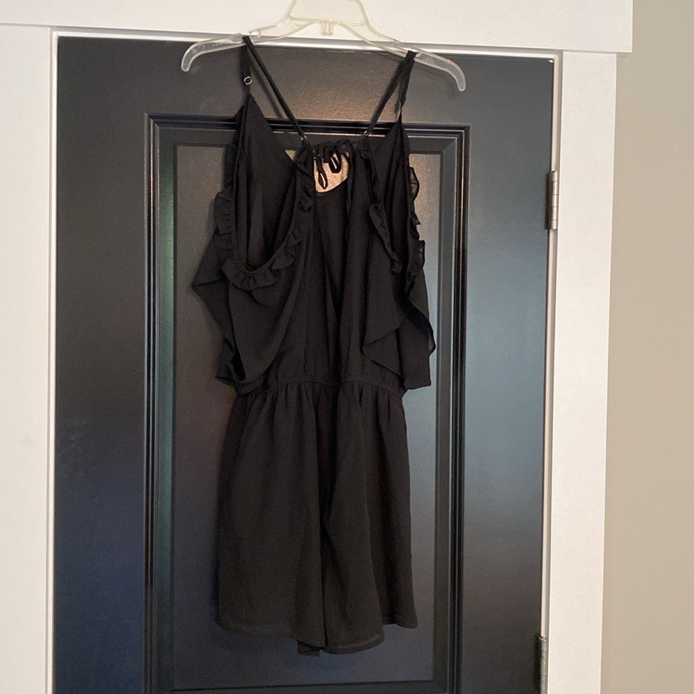 Lulus Black Cliche Romper size Medium - Picture 2 of 7